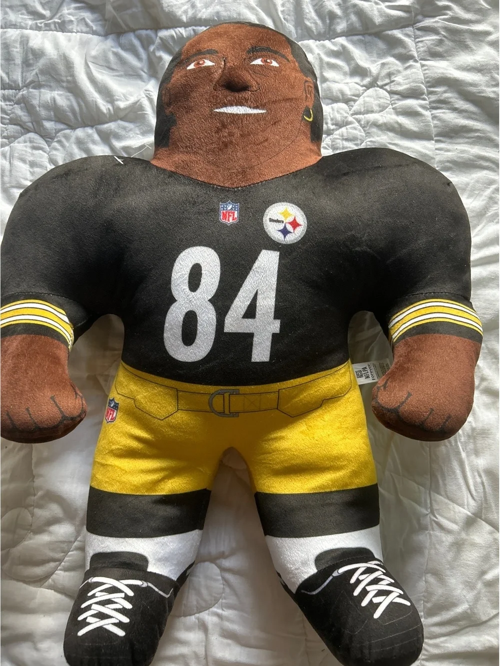 NFL Pittsburgh Steelers #84 Brown Plush Doll